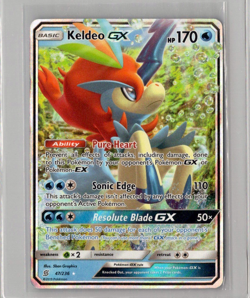Keldeo GX - 47/236 - Pokemon Unified Minds Sun & Moon Ultra Rare Card NM - Image 1