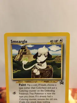 SMEARGLE 2001 POKEMON BLACK STAR PROMO CARD #32 NM - Image 3