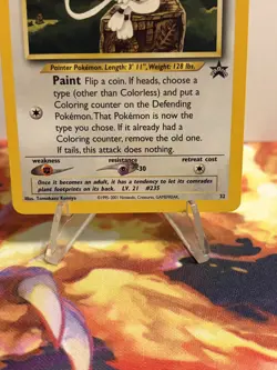 SMEARGLE 2001 POKEMON BLACK STAR PROMO CARD #32 NM - Image 4