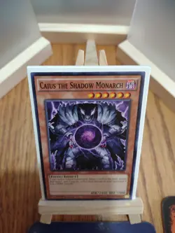 Yu-Gi-Oh Card Caius The Shadow Monarch SR01-EN004 1st Edition Collectable Game. - Image 4