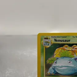 Venusaur #15/102 LP Base Set Unlimited Holo WotC Vintage Pokemon TCG Card - Image 2