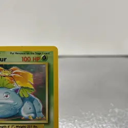 Venusaur #15/102 LP Base Set Unlimited Holo WotC Vintage Pokemon TCG Card - Image 3