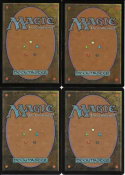 MTG: RUNE OF PROTECTION: RED Urza's Saga COMMON; played, Excellent condition x4 - Image 2