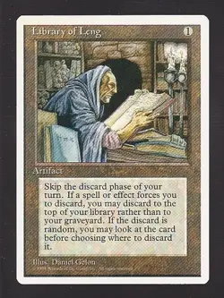 MTG 4th Edition Library of Leng - Image 1