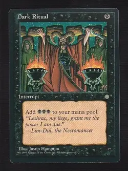 MTG Ice Age Dark Ritual - Image 1