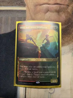 Mina and Denn, Wildborn (Halo Foil) Secret Lair Drop Foil - Image 1