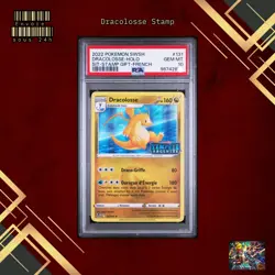🇫🇷 DRACOLOSSE STAMP HOLO PSA 10 - TEMPETE ARGENTEE 131/195 Carte Pokemon 🇫🇷 - Image 1