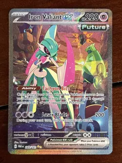 Pokemon Paradox Rift Iron Valiant Ex 249/182 Special Illustration Rare - Image 1