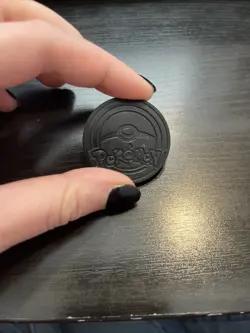 Ho-Oh Gold Cracked Ice Pokemon TCG Coin - Image 2