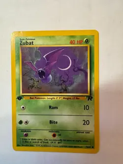 Pokemon Zubat 70/82 1st Edition Common Pre-owned - Image 1