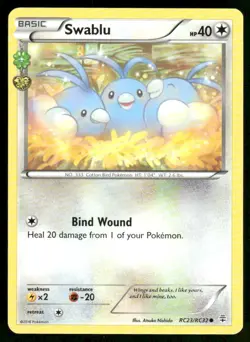 Pokemon Tcg Swablu #RC23 Pokemon Generations LP - Image 1