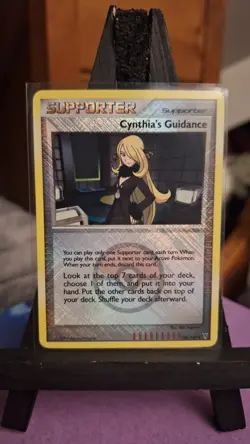 Pokemon Cynthia's Guidance 136/147 Supreme Victors Crosshatch Reverse Holo - Image 3