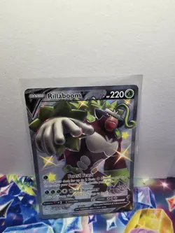 Pokemon TCG Rillaboom V Shining Fates SV105/SV122 Holo Shiny Holo Rare - Image 1