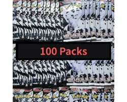 Pokemon TCG Black Bolt & White Flare Packs 100 Set SV11B SV11W 50 Each Bulk - Image 1