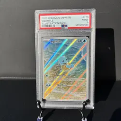 PSA 9 MINT Squirtle 151 Illustration Rare Holo Pokemon 170/165 - Image 1
