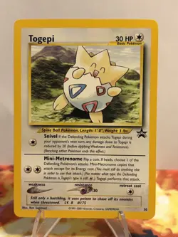 Pokemon TCG - BLACK STAR WOTC PROMO - Togepi - #30 - Image 1