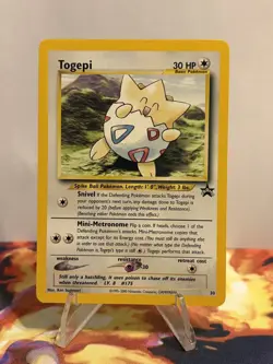 Pokemon TCG - BLACK STAR WOTC PROMO - Togepi - #30 - Image 2