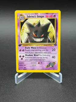 Sabrina's Gengar 29/132 - 1st Edition Gym Challenge - Rare - Pokemon - NM/M - Image 1