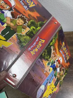 Vintage Rare🔥 1999 Pokemon Pikachu Binder Ash Ketchum Brock Misty 3 Ring Binder 41365040775 - Image 3