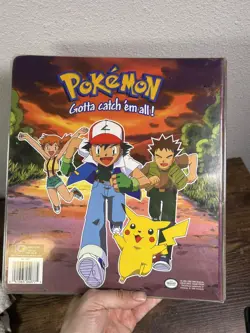 Vintage Rare🔥 1999 Pokemon Pikachu Binder Ash Ketchum Brock Misty 3 Ring Binder 41365040775 - Image 4