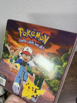 Vintage Rare🔥 1999 Pokemon Pikachu Binder Ash Ketchum Brock Misty 3 Ring Binder 41365040775 - Image 5
