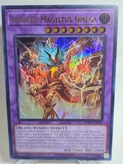 Invoked Magistus Omega BPRO-EN100 Ultra Rare Holo 1st Edition Yu-Gi-Oh! - Image 1