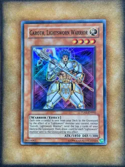 Yugioh Garoth, Lightsworn Warrior TU01-EN002 Super Rare Euro English NM - Image 1