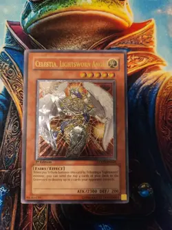 Yu-Gi-Oh Celestia, Lightsworn Angel - Ultimate Rare LODT-EN024 1st Edition, LP - Image 1