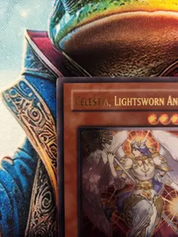Yu-Gi-Oh Celestia, Lightsworn Angel - Ultimate Rare LODT-EN024 1st Edition, LP - Image 2