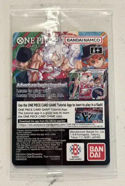One Piece Monkey.D.Luffy [College Basketball US Voyage] P-055 Promo Card SEALED - Image 3