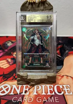 2025 ONE PIECE OP11 A FIST OF DIVINE SPEED SHANKS SP ALT ART ST16-004 BGS 9.5 💎 - Image 1