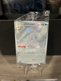 Crabominable 149/142 SEALED Snowflake Stamped Promo Pokemon Holiday Calendar - Image 1