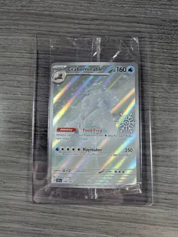 Crabominable 149/142 SEALED Snowflake Stamped Promo Pokemon Holiday Calendar - Image 1