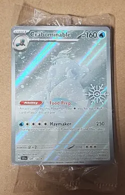 Crabominable 149/142 SEALED Snowflake Stamped Promo Pokemon Holiday Calendar NM - Image 1