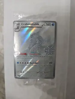 Crabominable 149/142 SEALED Snowflake Stamped Promo Pokemon Holiday Calendar NM - Image 1