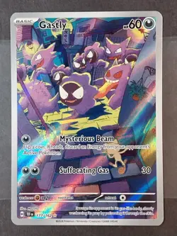 Pokemon TCG Gastly Scarlet & Violet Temporal Forces 177/162 IR NM/MT - Image 1