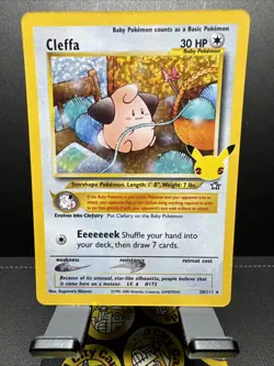 Pokemon TCG Cleffa Celebrations: Classic Collection 20/111 Holo Holo Rare - Image 1