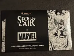 MTG Secret Lair X Marvel’s Spider-Man: Venom Unleashed (Inks) - Rainbow Foil - Image 1