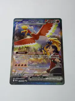 Pokemon Card TCG Ethan's Ho-Oh ex 230/182 SV10 Destined Rivals Rare Holo EX M/NM - Image 1