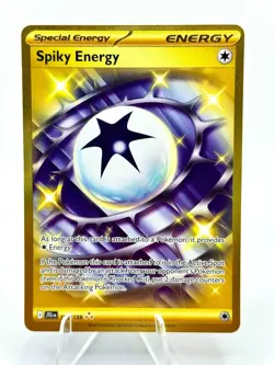 Spiky Energy 190/159 Journey Together Gold Hyper Rare Pokemon TCG Card NM - Image 1