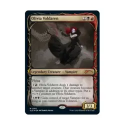 WOTC MtG Magic the Gathering Olivia Voldaren (Halo Foil) (MR) (Foil) NM - Image 1