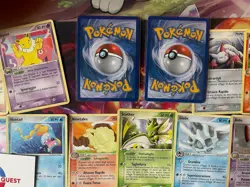 Lotto POKEMON 300+ Carte VINTAGE/con Holo Rare (set Base/jungle/fossil/neo) - Image 5