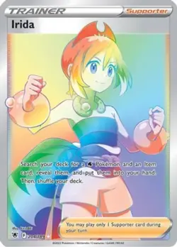 1x Irida - 204/189 - Secret Rare NM-Mint Pokemon SWSH10 - Astral Radiance - Image 1