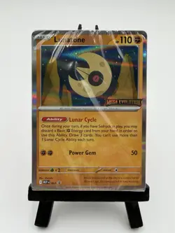 Pokemon SEALED Lunatone MEP 004 Mega Evolution Build-n-Battle Prerelease Promo - Image 1