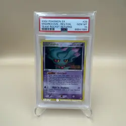 2004 Pokemon EX Team Rocket Returns Misdreavus Reverse Holo Rare 25/109 PSA 10 - Image 1