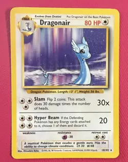 Dragonair 18/102 - Base Set - Rare - Pokemon TCG - Image 1