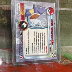Wartortle #08 1999 Topps Pokemon TV Animation Edition Red Topps Label - LP - Image 2