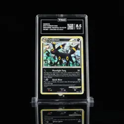 UMBREON 2010 POKEMON HEARTGOLD & SOULSILVER #10/90 TAG 8.5 - Image 1