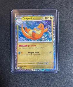 Dragonite ERROR CONFETTI HOLO BLEED 012/015 Pokemon TCG Card M24 Near Mint NM - Image 1