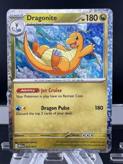 Pokemon Card - Dragonite 2025 McDonald's Dragon Discovery 012/015 Holo Promo PWE - Image 1
